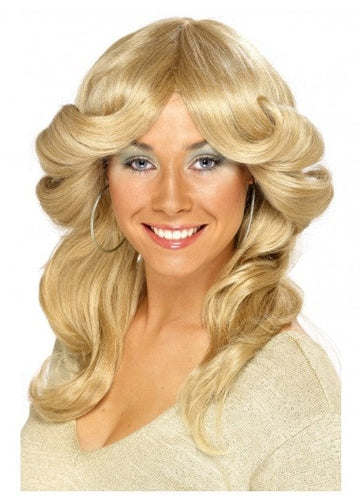1970s Flick Wig Blonde For Adults