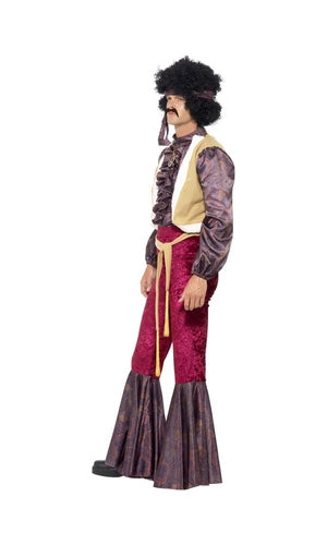 1970s Psychedelic Rocker Costume with Flares