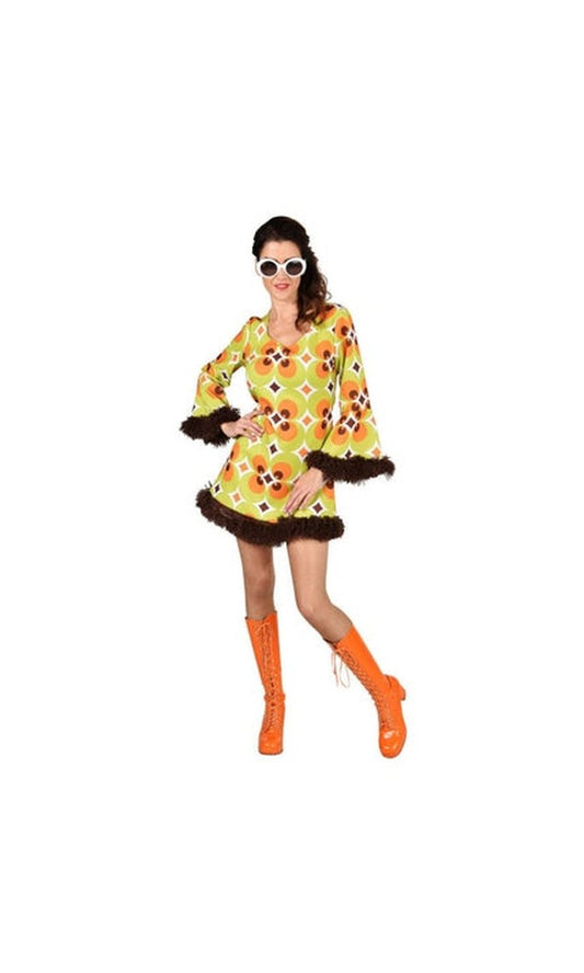 1970s Retro Dress Costume For Adults