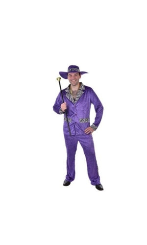 1980'S PIMP SUIT COSTUME PURPLE