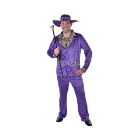 1980'S PIMP SUIT COSTUME PURPLE