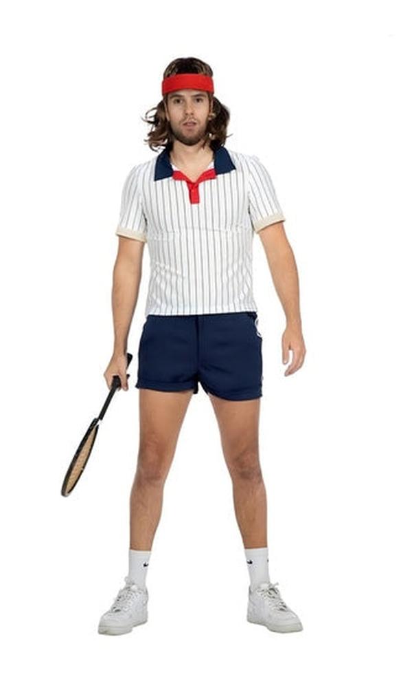 1980'S TENNIS PLAYER BLUE SHORTS