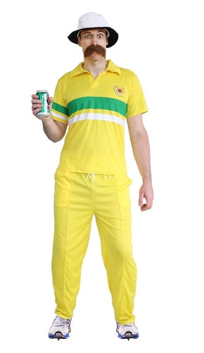 1980s Aussie Cricket Costume For Adults
