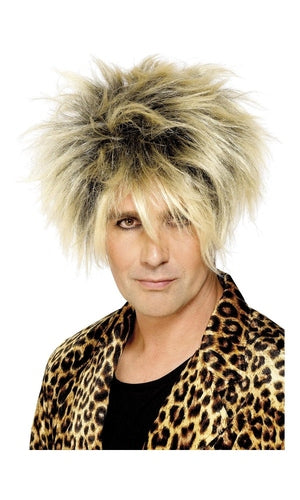 1980s Blonde Wild Boy Wig Rod Stewart