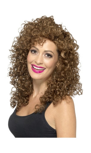 1980s Boogie Babe Long Wig Brown