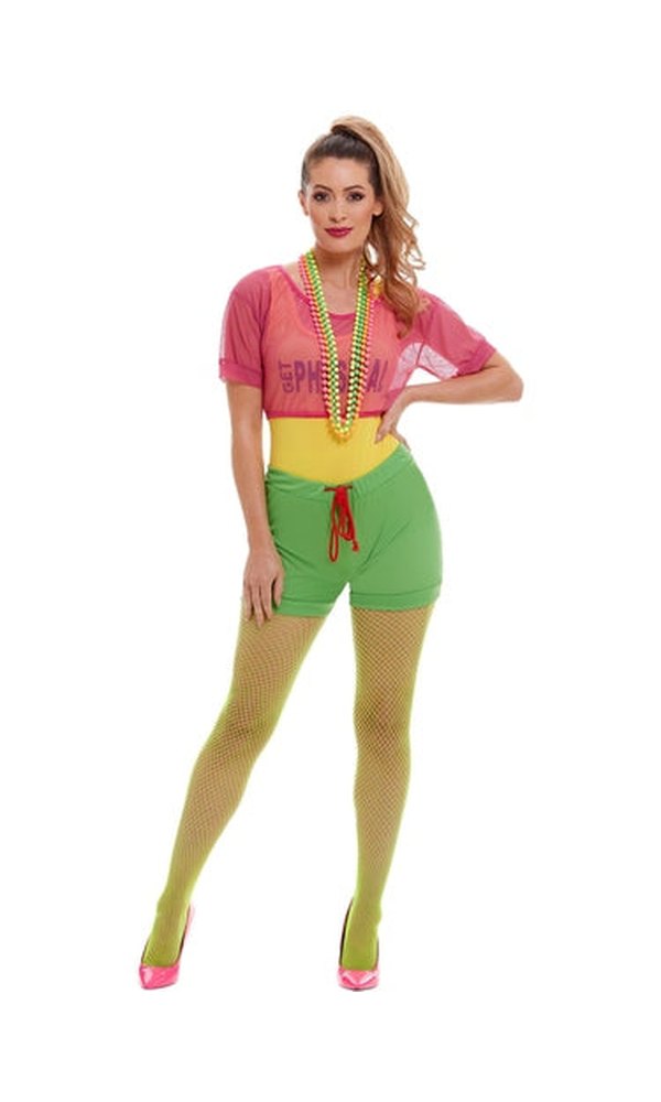 1980s Let's Get Physical Girl Costume For Adults