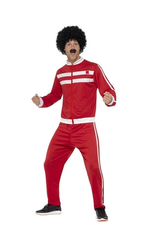 1980s Scouser Tracksuit Red