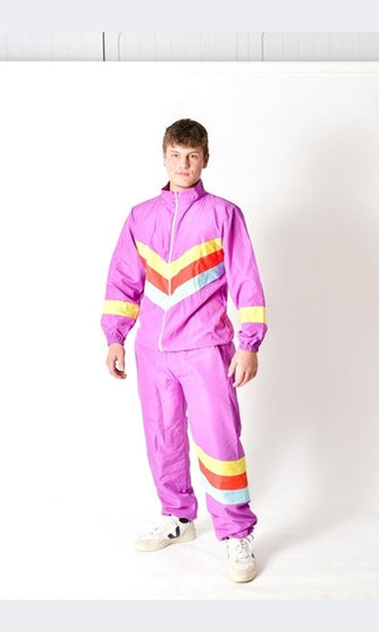 Shell Tracksuit 80s 80S Shell Suit / Scouser Costumes / Tracksuits – Party Costumes NZ