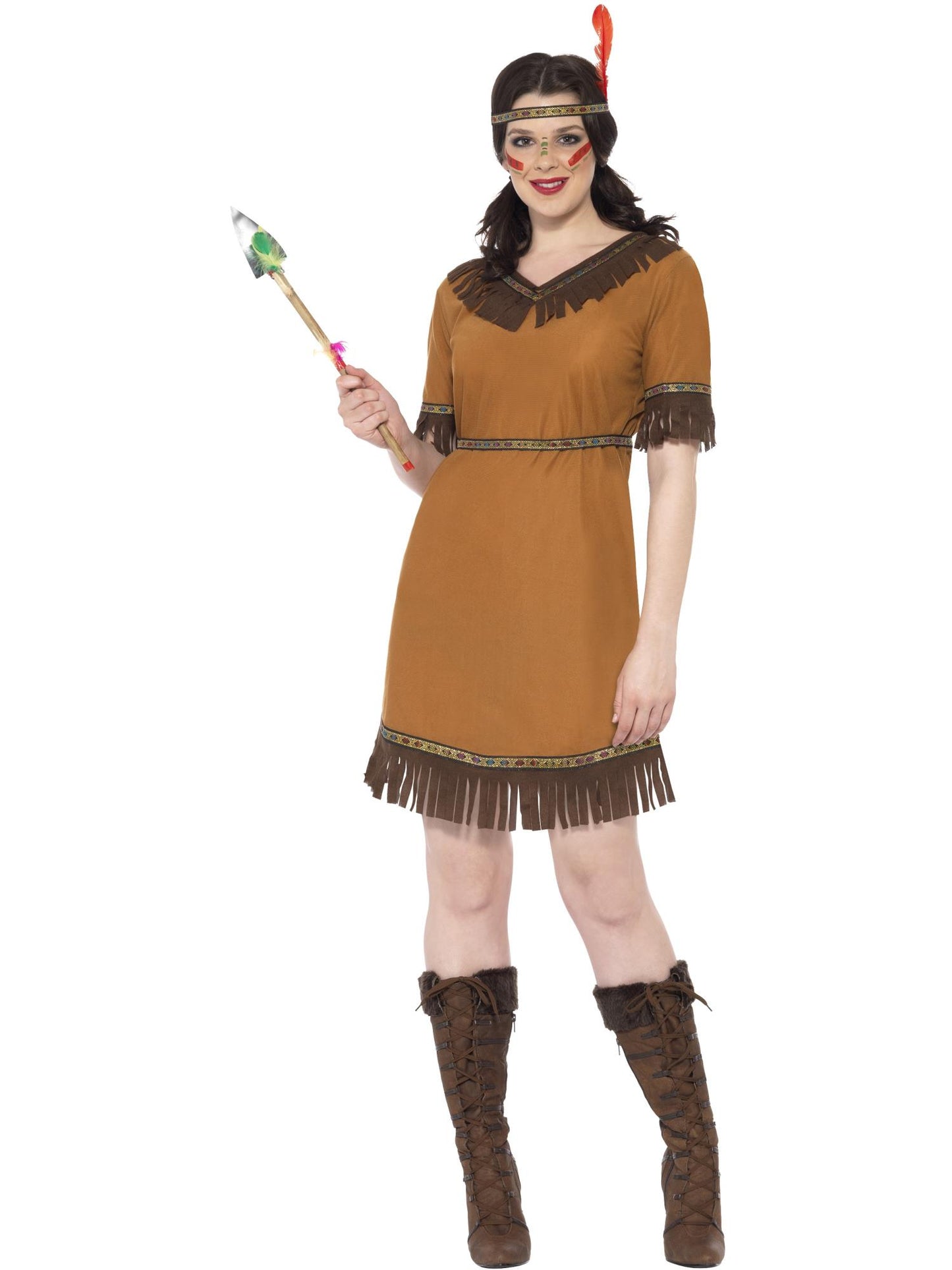 Wild West Indian Maiden Costume For Adults