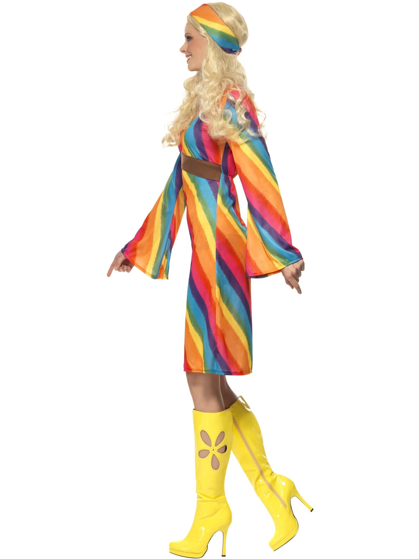 Hippie Rainbow Costume For Adults