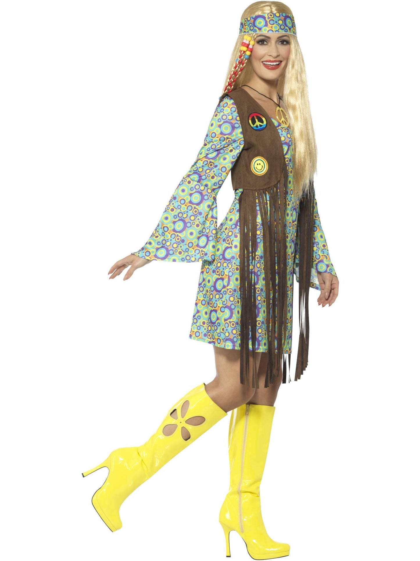 1960s Hippie Chick Costume For Adults