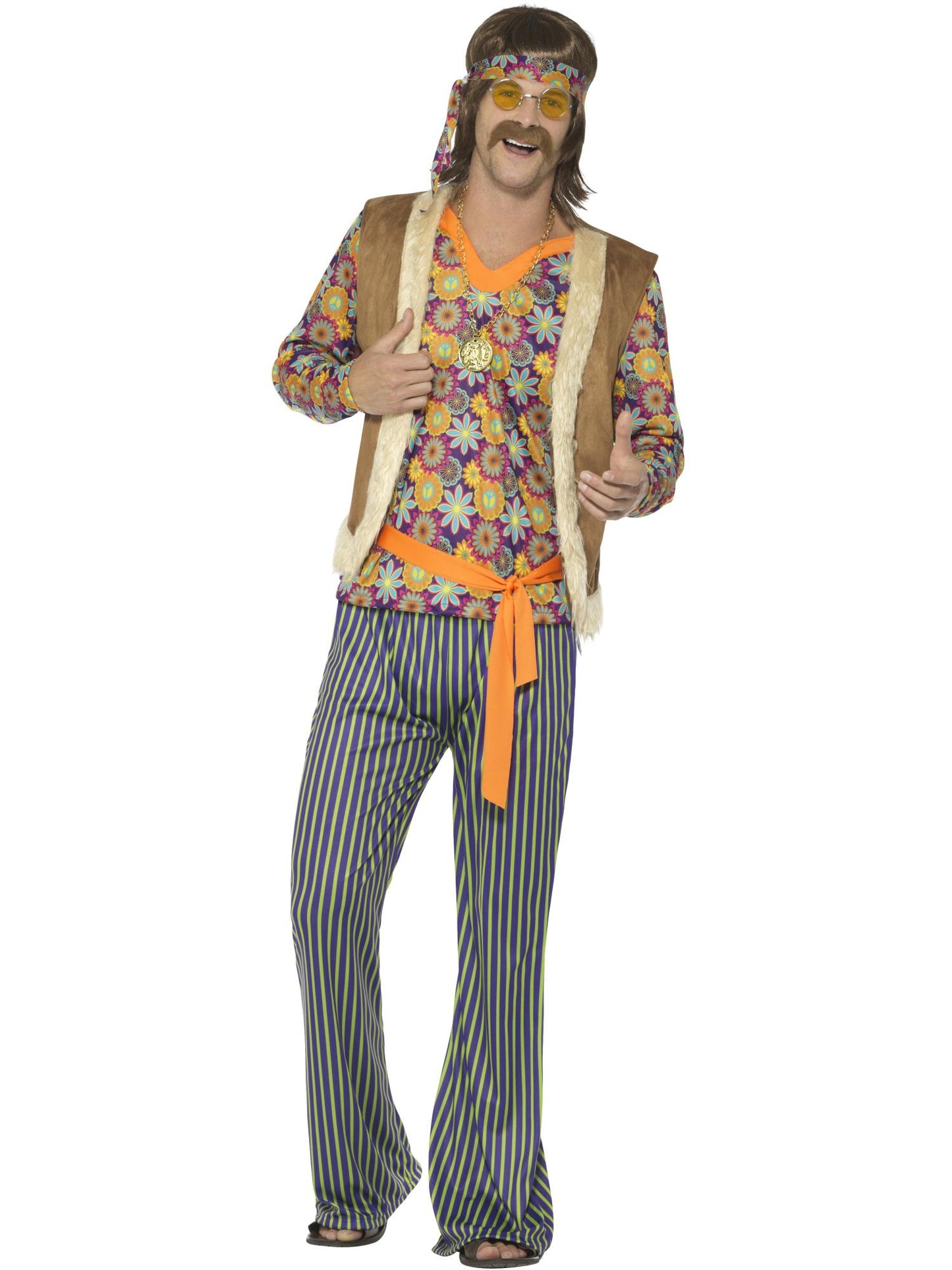 60s Hippie Singer Costume For Adults