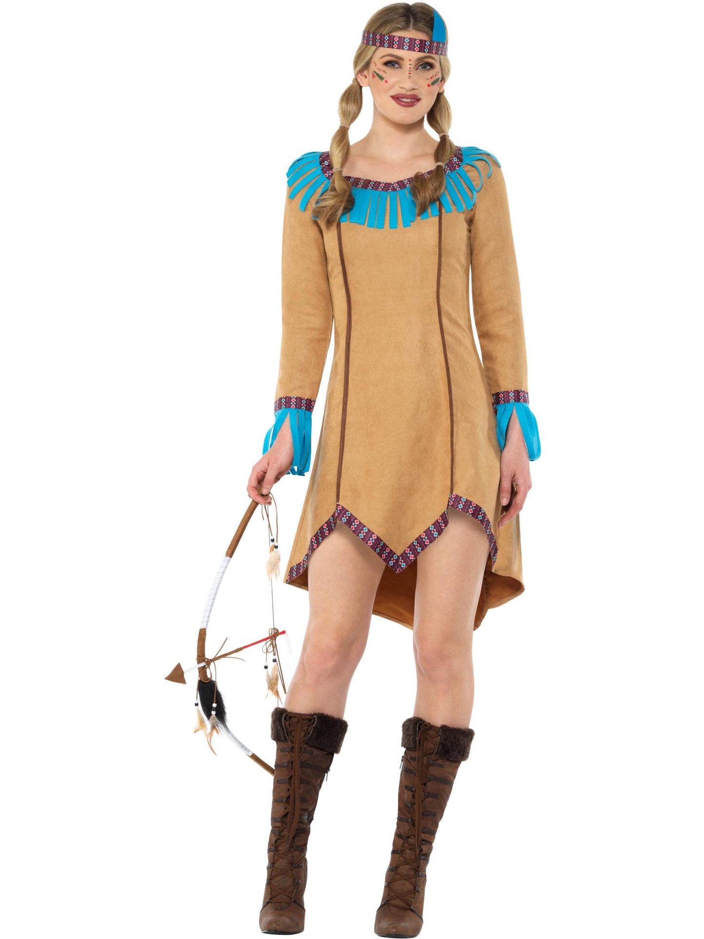 Native American Inspired Lady Costume For Adults