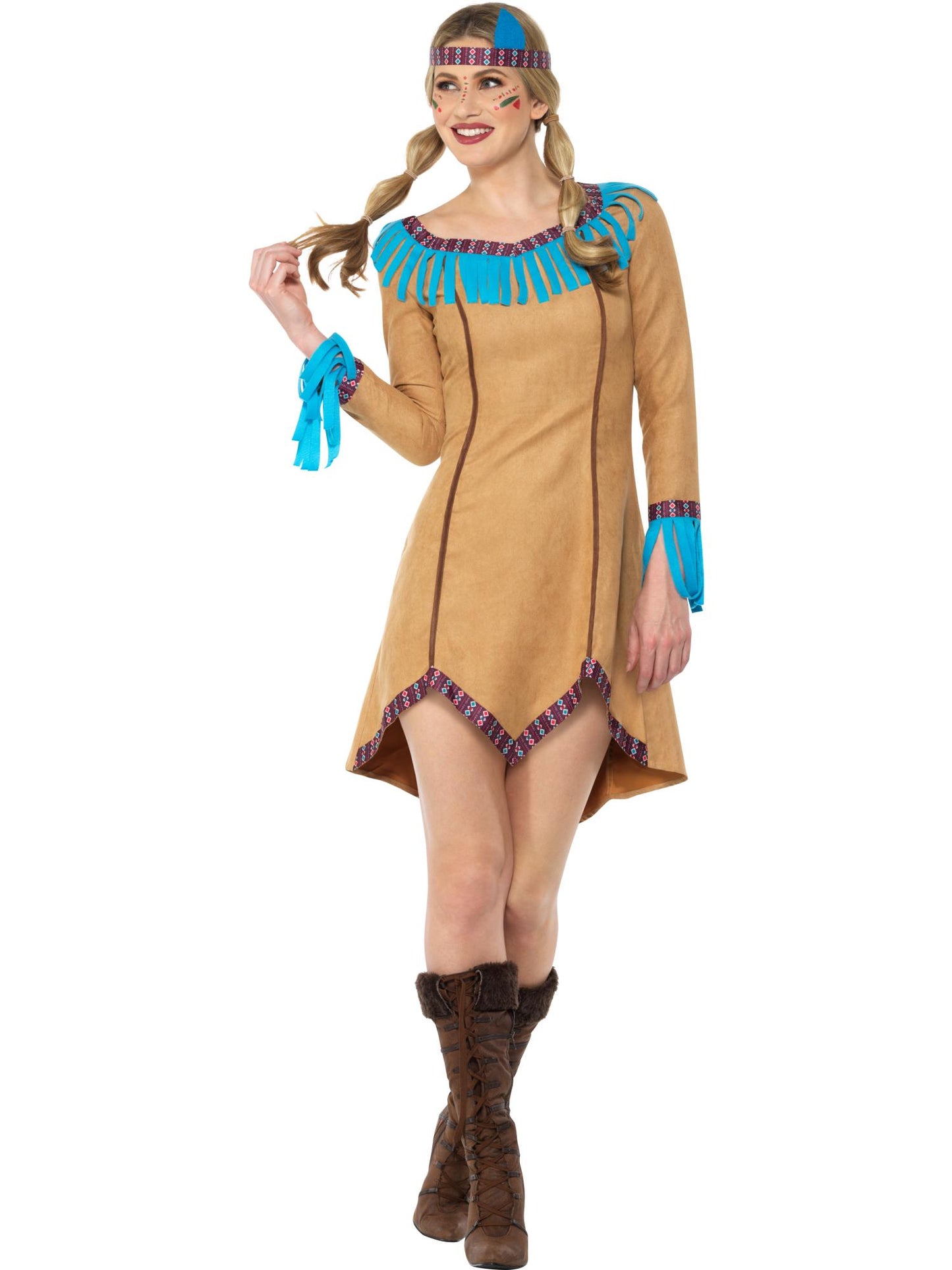 Native American Inspired Lady Costume For Adults