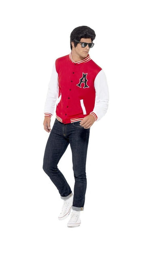50s College Jock Letterman Jacket For Adults