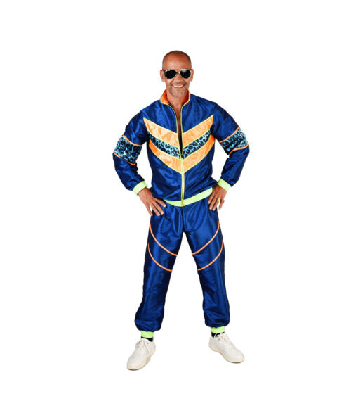 Deluxe 80s Deal Tracksuit Costume for Adults