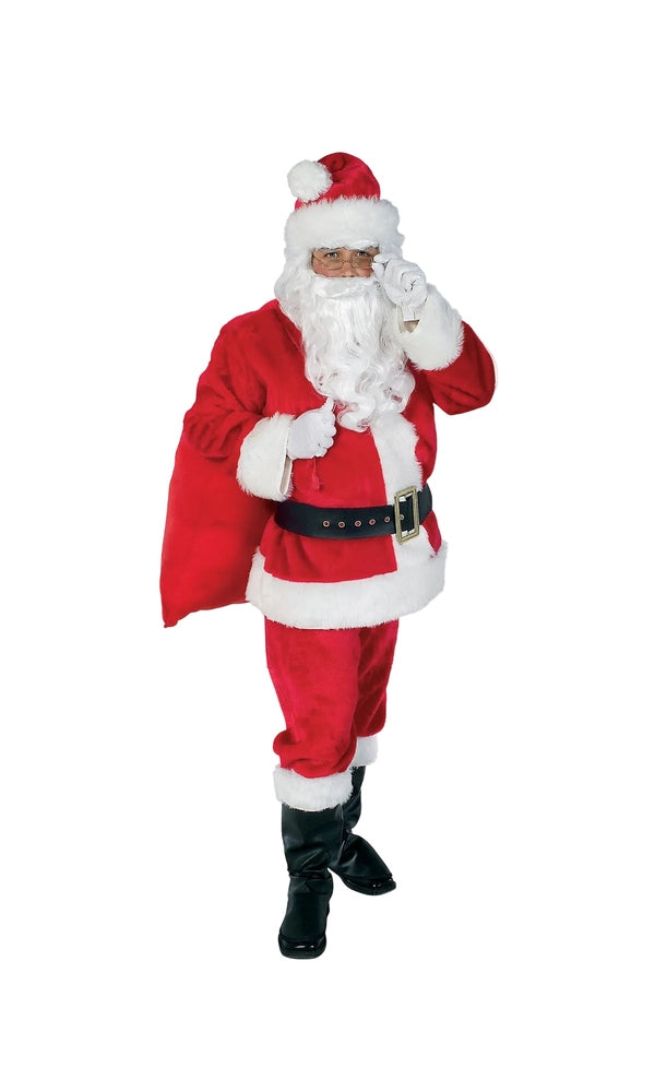 SANTA SUIT 12 PIECE COSTUME SET FOR ADULTS