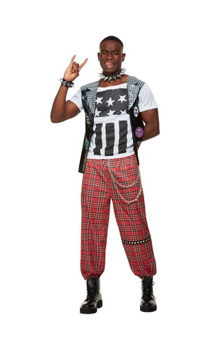 90s Punk Rocker Costume, Red