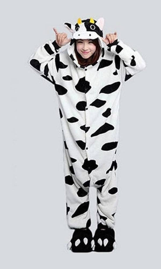 Adult Onesies Cow Costume Medium