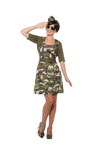 Army Women Costume For Adults
