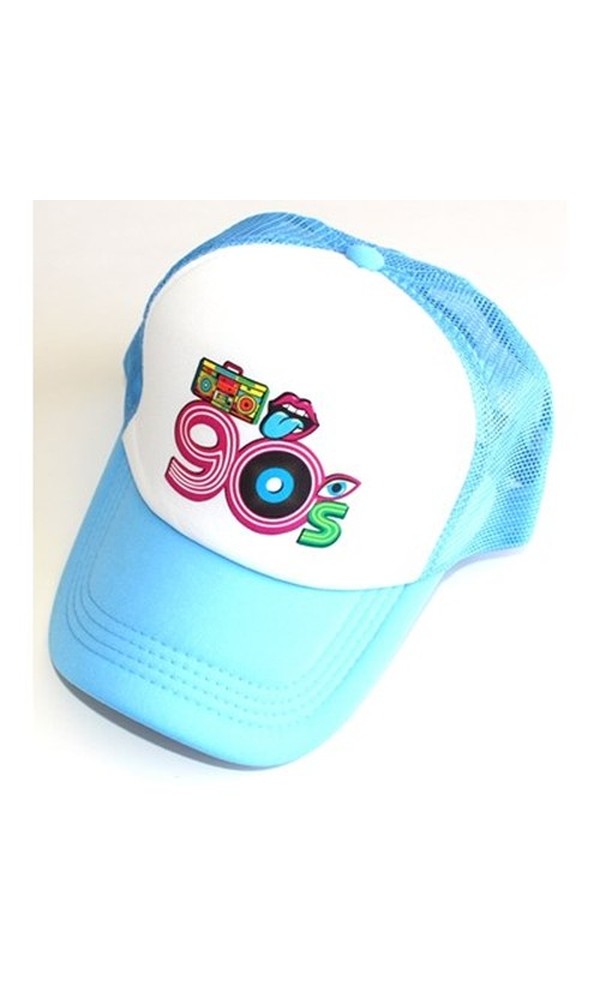 BASEBALL CAP 90'S LIGHT BLUE