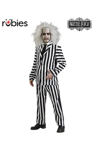 BEETLEJUICE DELUXE COSTUME, ADULT