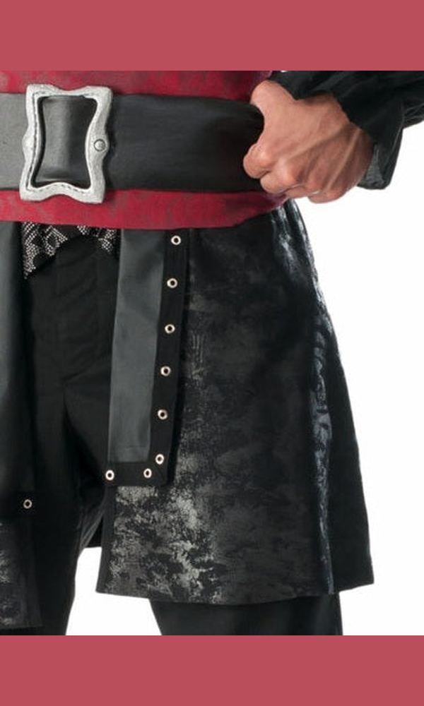 BLACK BEARD DELUXE COSTUME PIRATE ADULT