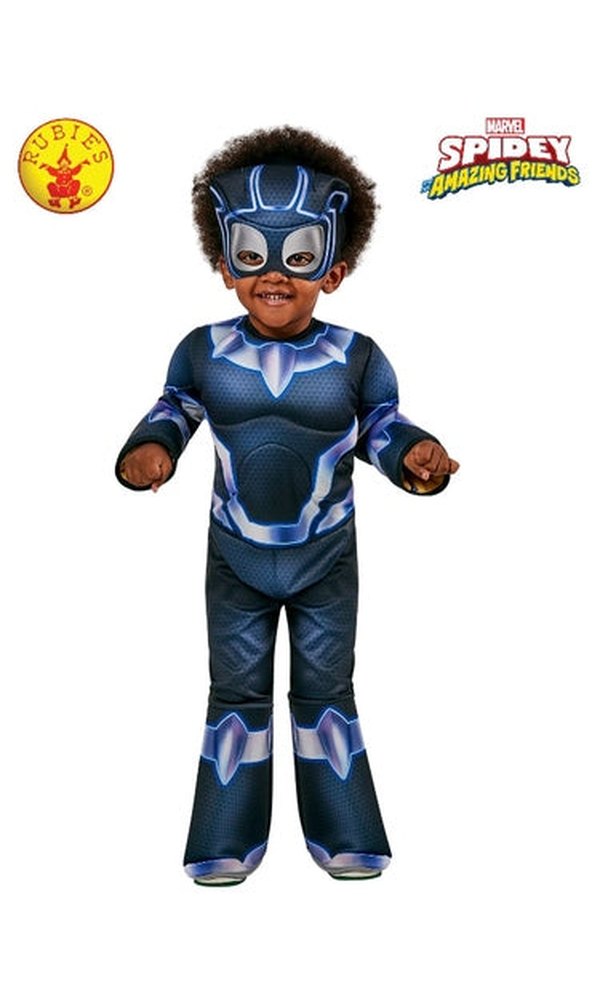 BLACK PANTHER 'SPIDEY & HIS AMAZING FRENDS' COSTUME, CHILD