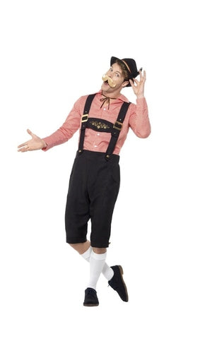 Bavarian Beer Guy Costume Red