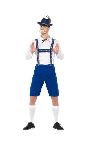 Bavarian Man Costume Blue