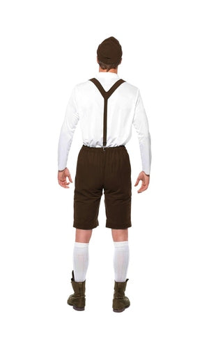 Bavarian Man Costume, Brown X Lge Fit