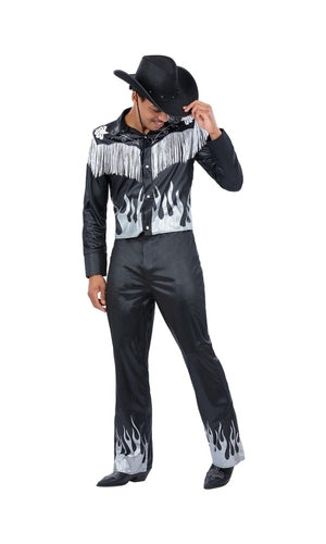 Black Glamorous Cowboy Costume