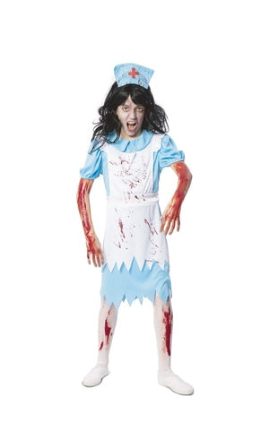 Bloody Nurse Costume For Kids