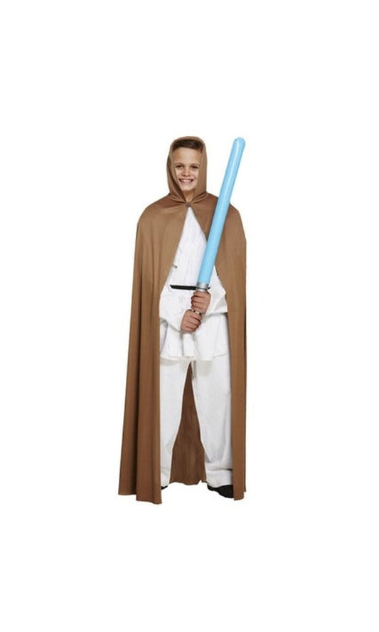 CAPE WITH HOOD BROWN CHILD JEDI