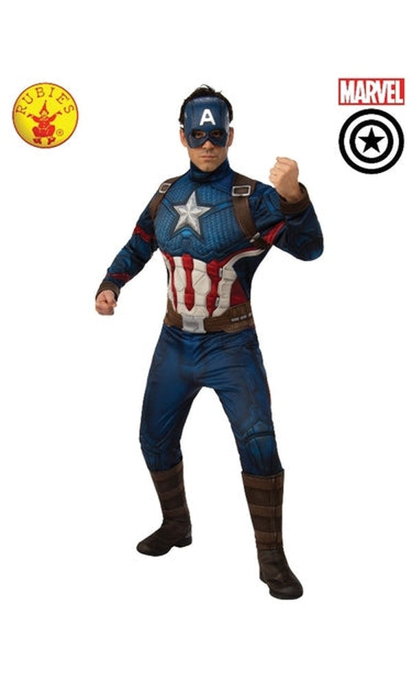 CAPTAIN AMERICA DELUXE COSTUME, ADULT