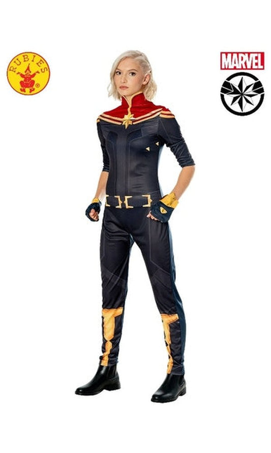 CAPTAIN MARVEL THE MARVELS DELUXE COSTUME WOMEN, ADULT
