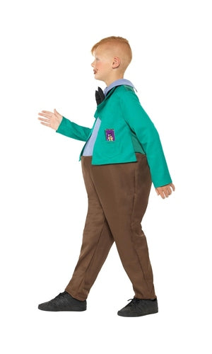CHILD AUGUSTUS GLOOP COSTUME WILLY WONKA