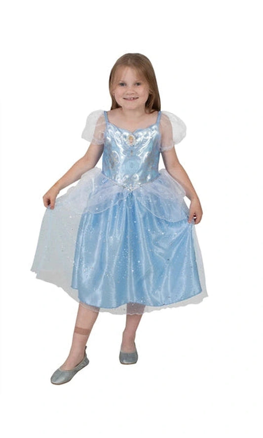 CINDERELLA SPARKLE DELUXE COSTUME, CHILD