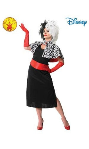 CRUELLA DE VIL DELUXE COSTUME, ADULT