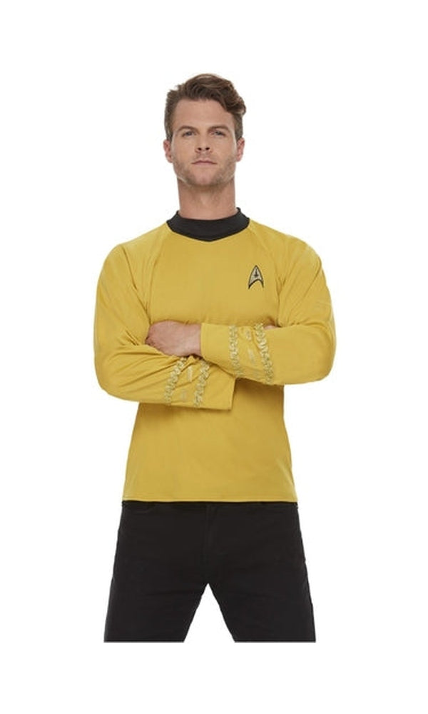 Captain Kirk Star Trek, Original Series Sciences Uniform, Gold