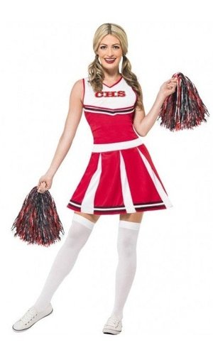 Cheerleader Costume, Red