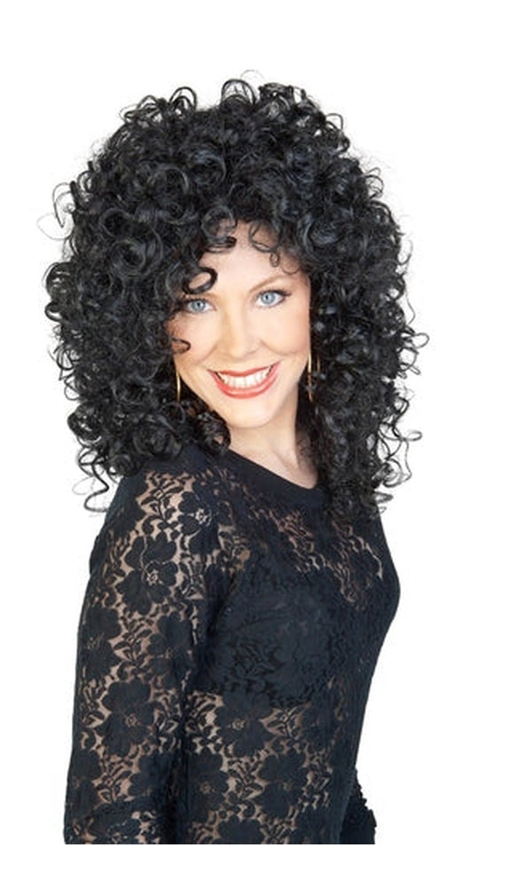 Cher Black Wig