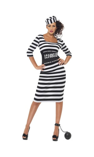 Classy Convict Costume For Adults