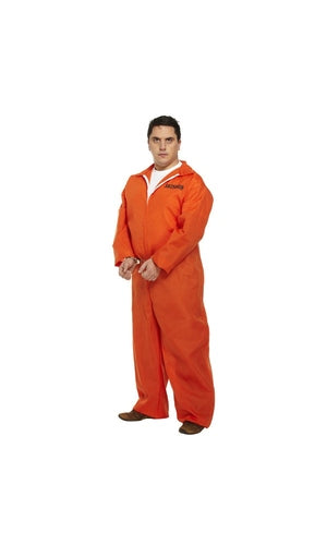 Convict Costume X Large Prisoner