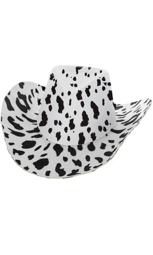 Cow Print Cowboy Hat