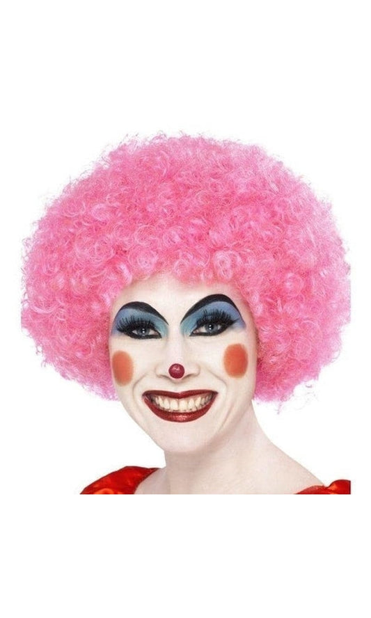 Crazy Clown Wig, Pink