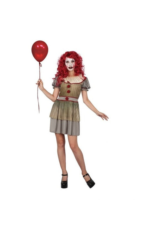 Creepy Clown Dress Costume