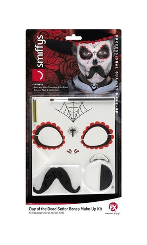 Day Of The Dead Senor Bones Make Up Kit