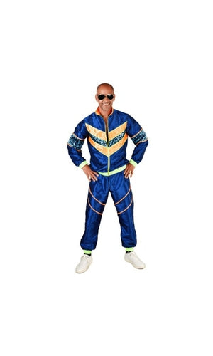 Deluxe 80s Deal Tracksuit Costume for Adults