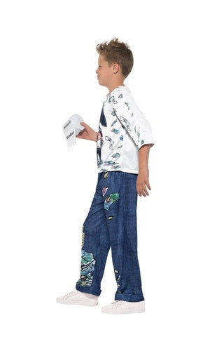Deluxe Billionaire Boy Costume For Kids - David Walliams